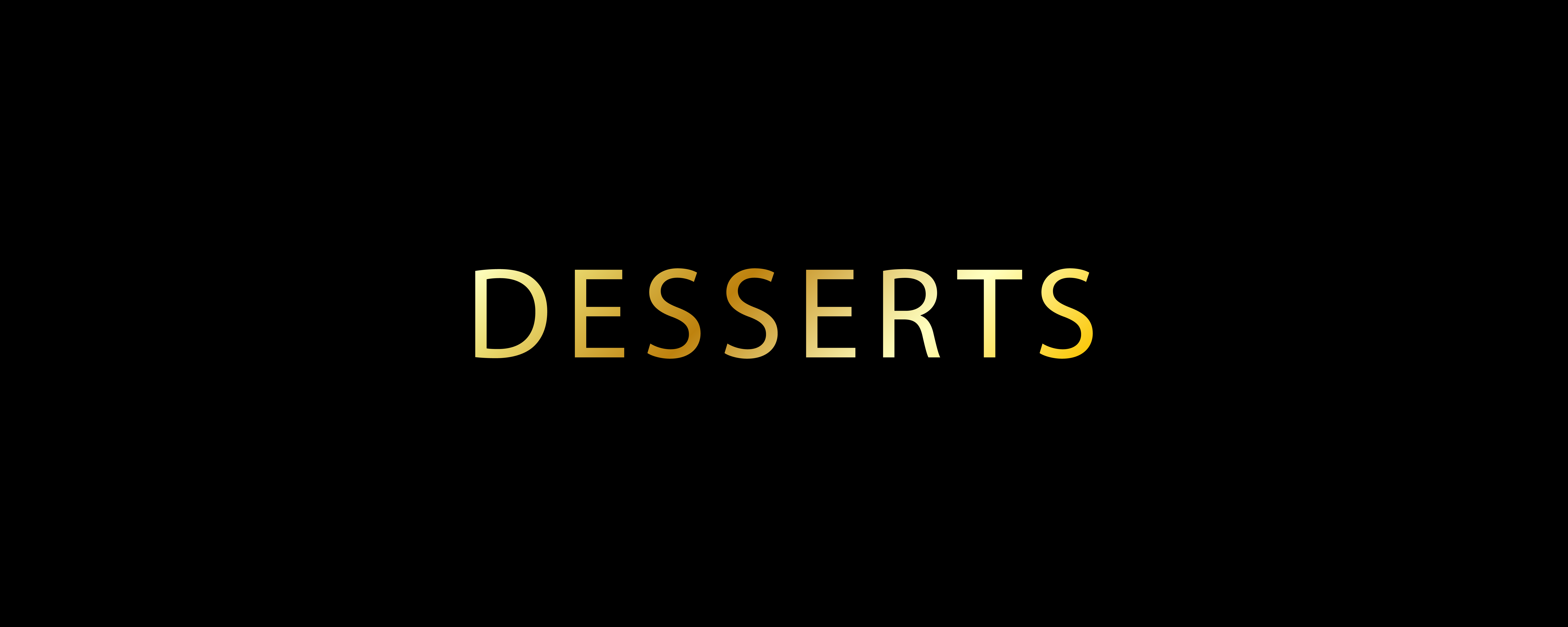 desserts